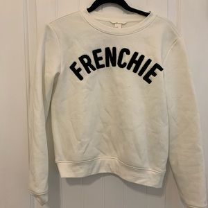 Comfy lightly worn cream pullover